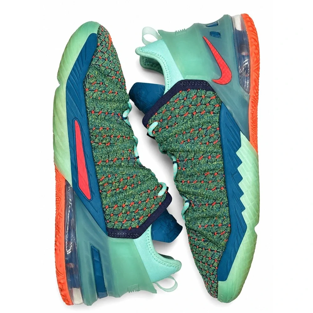 Nike LeBron 18 We Are Family GS Kids 7Y - Womens 8.5 Basketball Shoes CW2760-300